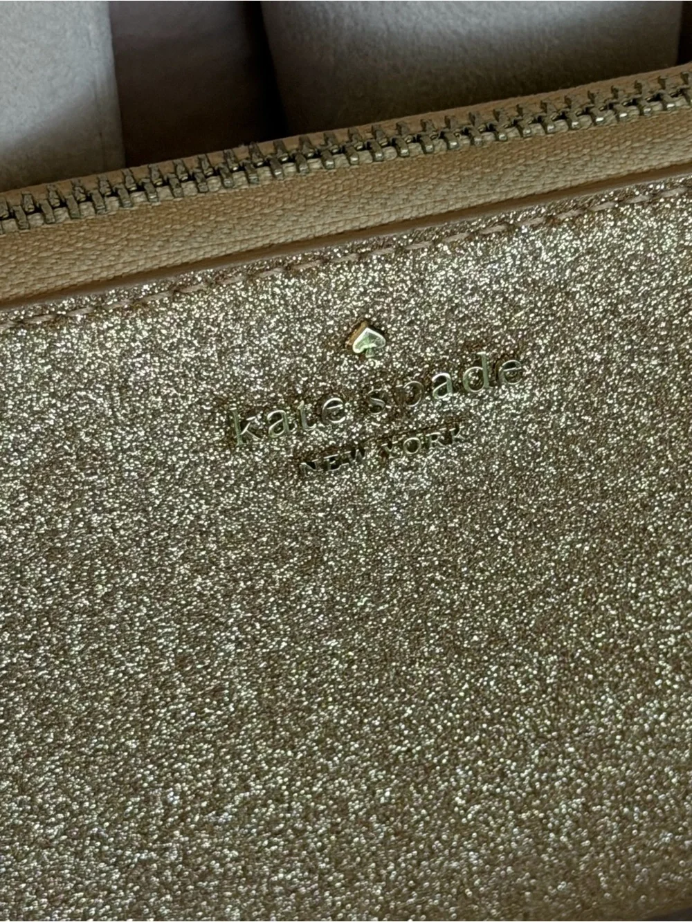 Kate Spade Large Continental Wallet Joeley in Rose Gold ORG RETAIL $189